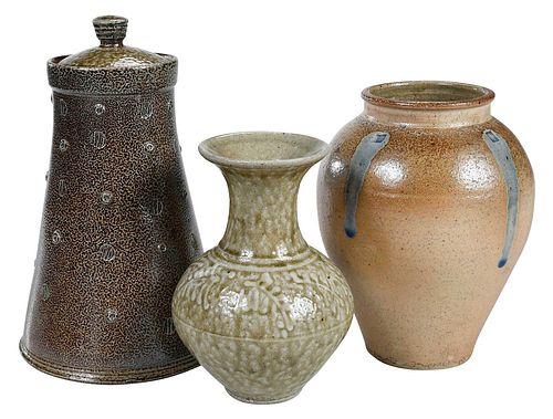 Three Assorted Mark Hewitt Vases