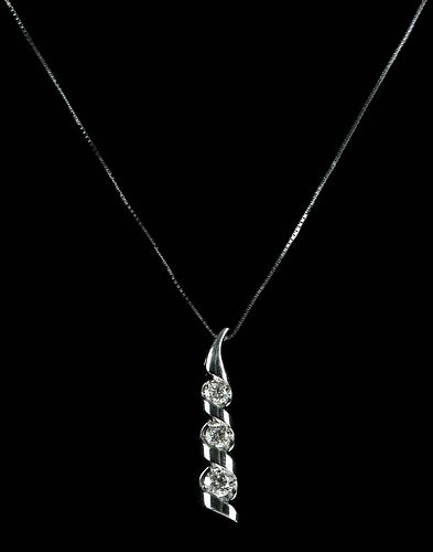 14kt. Diamond Necklace 