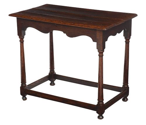 Early British Oak Dressing Table