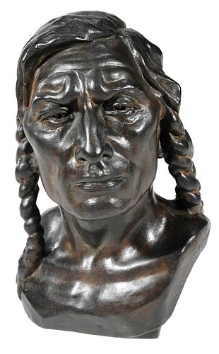 Malvina Cornell Hoffman Bronze Head