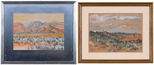 Malvina Cornell Hoffman New Mexico Watercolors