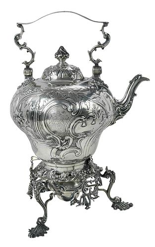 William IV English Silver Hot Water Urn