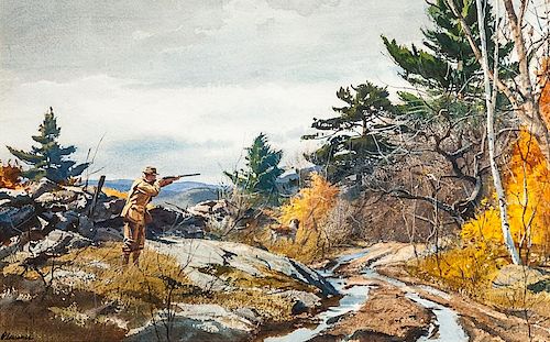 Ogden M. Pleissner (1905-1983) Upland Bird Shooting