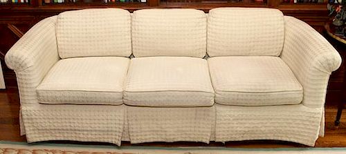 BAKER FURNITURE CO. UPHOLSTERED CHAIRS & OTTOMAN