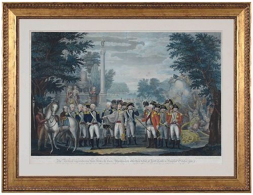 Revolutionary War Engraving after John Francis Renault