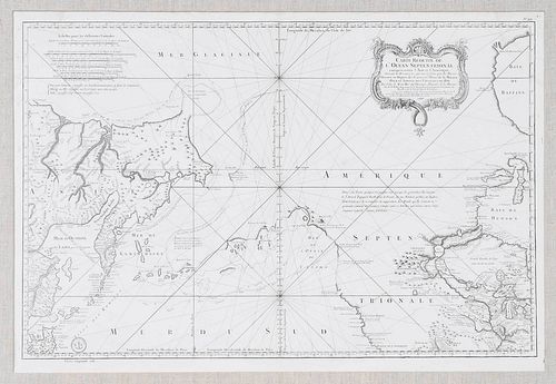 Bellin - Map of the Northwest Passage, 1766