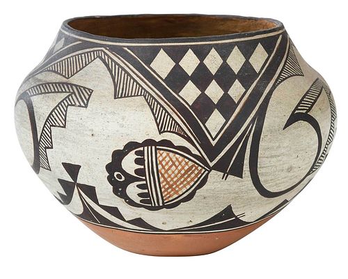 Fine Acoma Pueblo Polychrome Pot