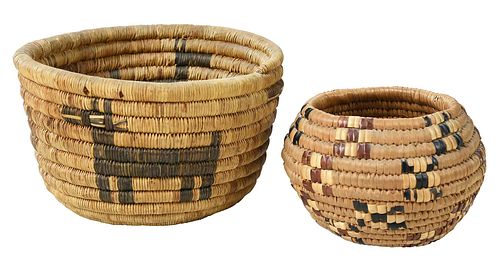 Two Southwestern Coiled Baskets