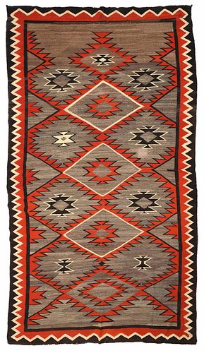 Large Navajo Red Mesa Textile