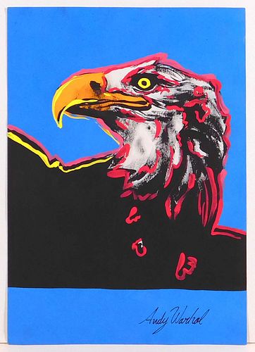 Andy Warhol, Manner of: Bald Eagle