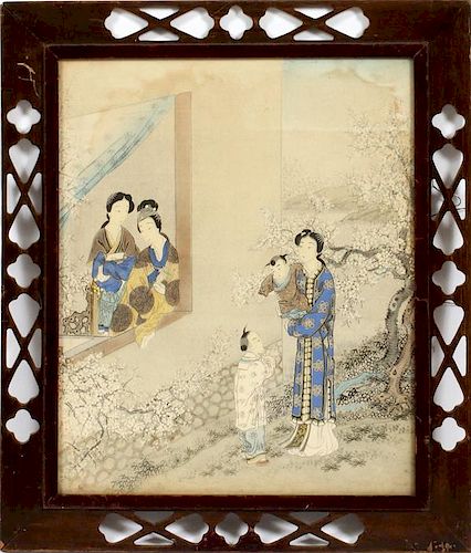 JAPANESE HAND COLORED PRINT
