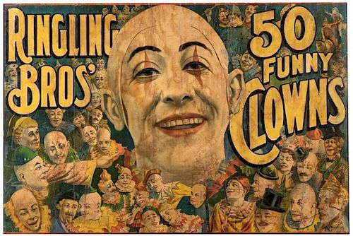 Ringling Brothers. 50 Funny Clowns