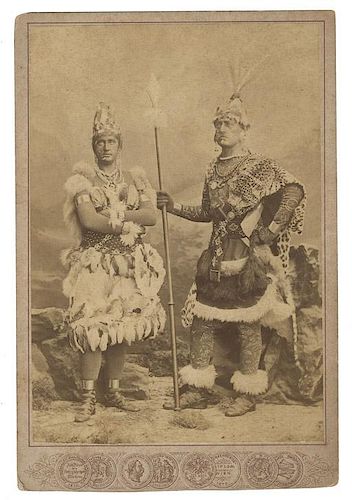 Exotic Culture Sideshow Cabinet Card.