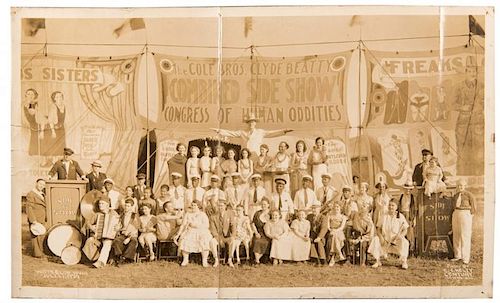 Cole Brothers and Clyde Beatty Combined Sideshow, Congress of Human Oddities.