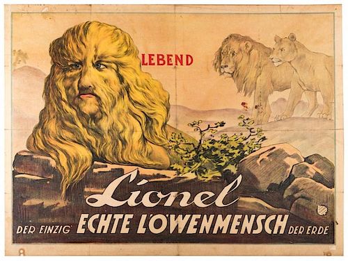 Lionel. The World's Only True Lion-Man of the Hohlenstein Stadel.