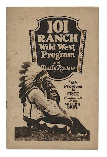 Miller Bros. 101 Ranch Wild West Show Daily Review Programs.