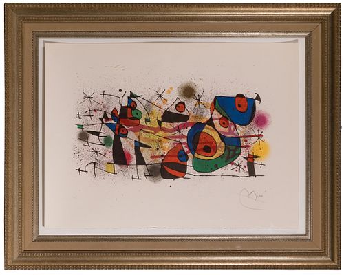 Joan Miro (Spanish, 1893-1983) 'Ceramiques' Lithograph