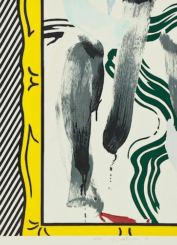 Roy Lichtenstein (1923-1997) "Against Apartheid", 1983