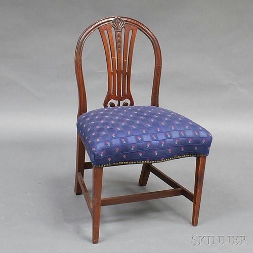 George III Mahogany Side Chair