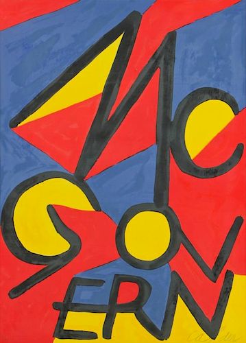 Alexander Calder (1898-1976) "McGovern", 1972