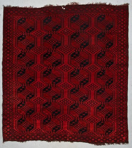 Afghan Main Rug: 8'11" x 9'7" (272 x 292 cm)