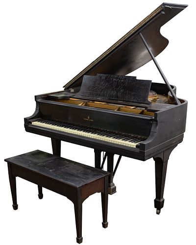 Steinway & Sons 'Model M' Grand Piano and Bench