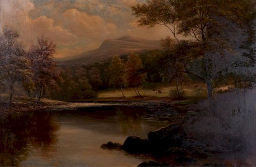 William Mellor Oil on Canvas Landscape