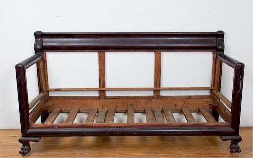 Mid-19th Century Mahogany Couch