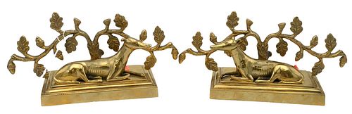 Pair of Victorian Brass Paperweights or Book Ends