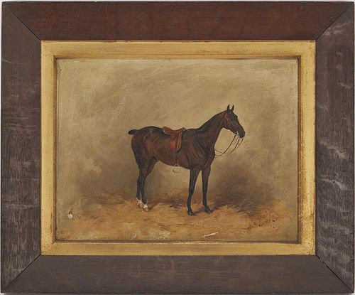 Henry Frederick Lucas Lucas O/C Horse Portrait, Joker, 1897