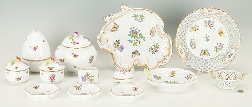 13 Pcs. Herend Queen Victoria Tableware