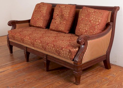 Najarian Furniture Empire Style Sofa