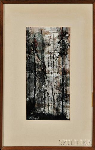 American School, 20th Century      Abstract View of Trees
