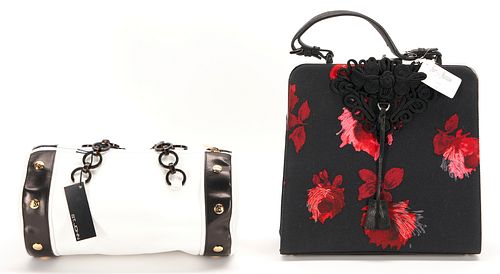 2 NWT Designer Italian Handbags, incl. NWT Prada