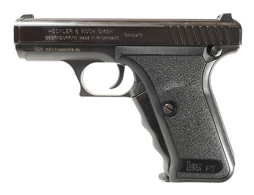 Firearm: HECKLER & KOCH HK P7 Pistol 9mm