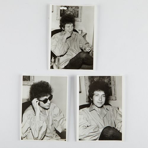 3 Photographs of Bob Dylan ca. 1966