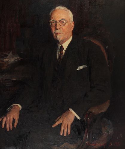 Boleslaw Czedekowski Oil on Canvas Portrait