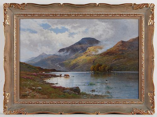 Alfred Fontville de Breanski Jr. Loch Painting