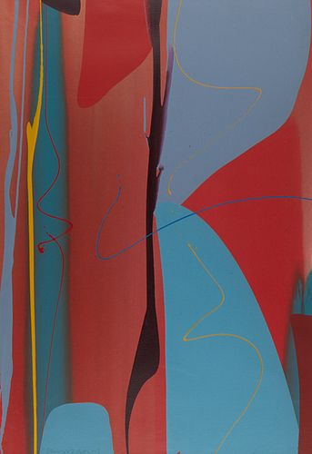 Lamar Briggs Abstract Acrylic
