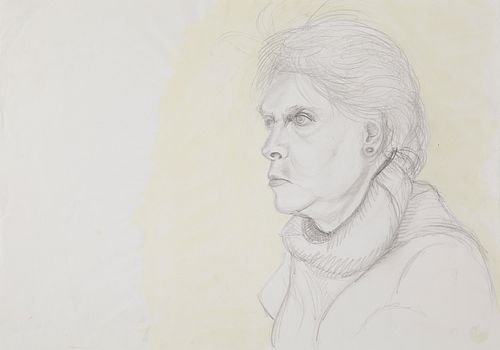 Jose Luis Cuevas Female Portrait Lithograph