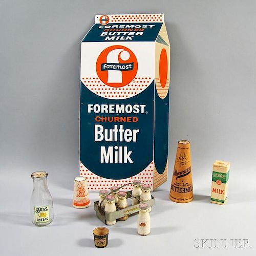Group of Milk-related Items