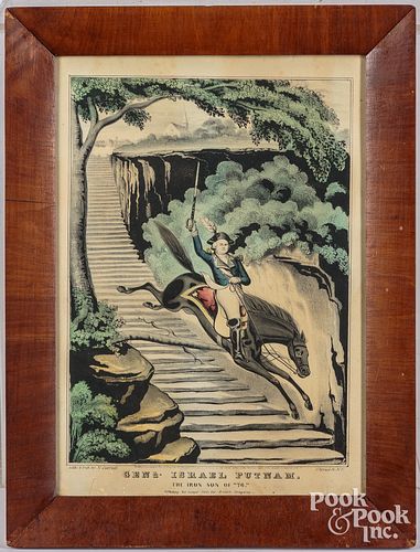 Five military subject lithographs