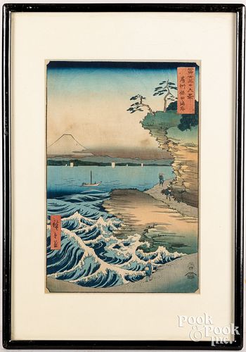 Japanese woodblock, ca. 1900