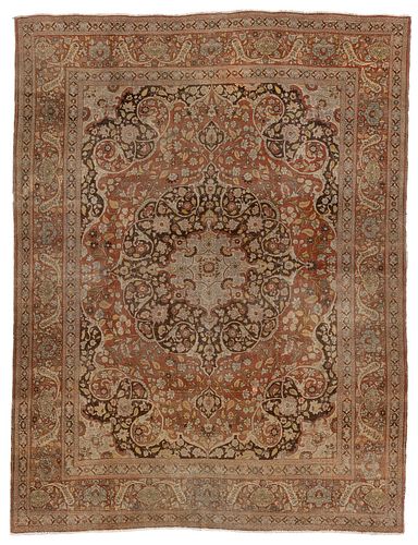 A Persian area rug