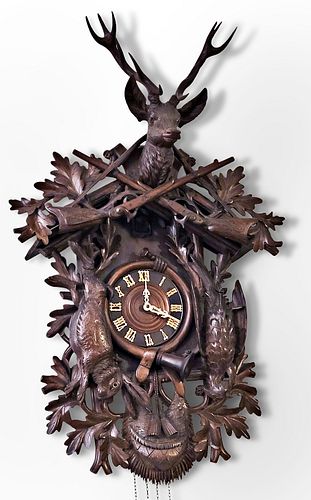 Very Large Hunter Cuckoo Clock