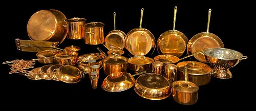Large Collection BENJAMIN & MEDWIN Copper Cookware 