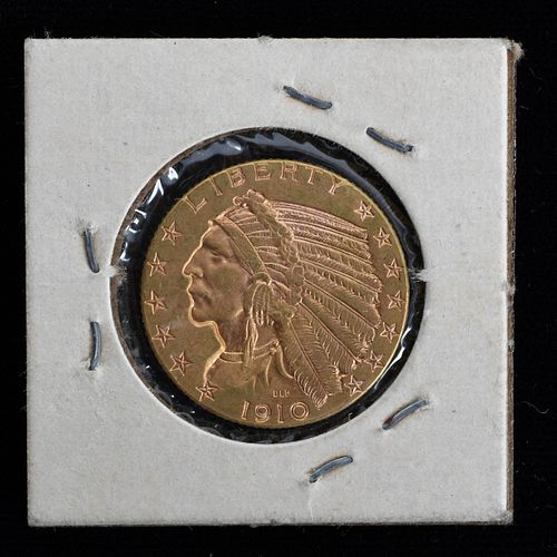 1910 Gold Five Dollar Coin