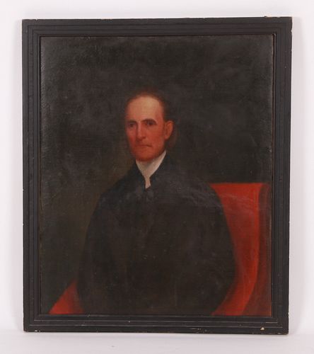 A 19th Century Portrait Of A Gentleman