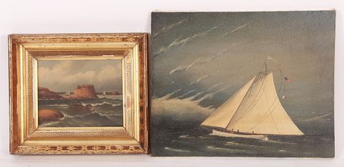 Two Paintings, Ships