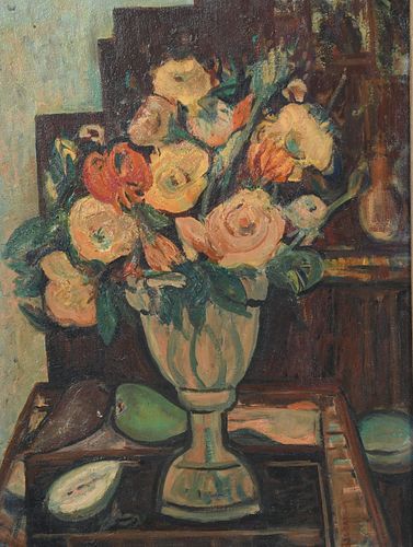 Mary Goldman Ascher (1900 - 1988) Oil on Canvas
